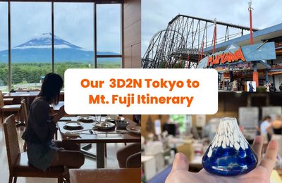 3D2N Tokyo to Mount Fuji Itinerary: FujiQ-Highland, Kawaguchiko, & More