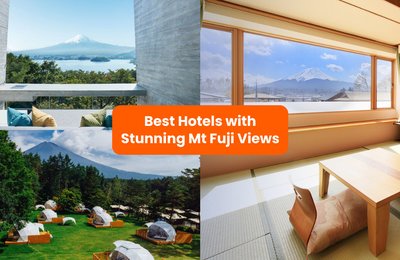 Top 13 Hotels, Ryokans & Glamping Sites with Stunning Mt. Fuji Views