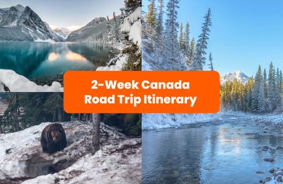 2-Week Canada Road Trip Itinerary: Winter Adventure Across Western Canada