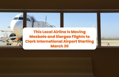 This Local Airline Is Moving Masbate and Siargao Flights to Clark International Airport Starting March 30