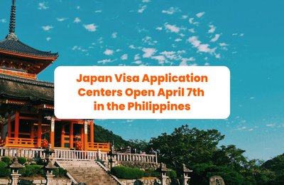 Japan Visa Application Centers Open April 7th in the Philippines