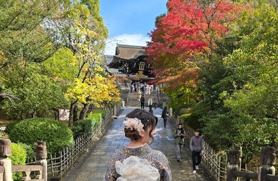 紅葉の京都で着物体験!清水寺近くをお散歩【体験レポート】