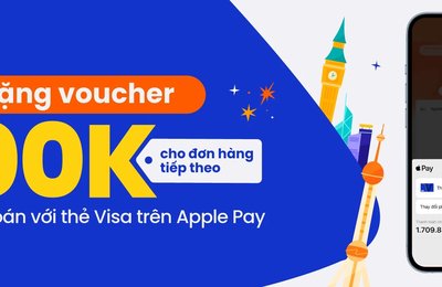 Thanh Toán Bằng Thẻ Visa Qua Apple Pay, Nhận Ngay Voucher 300K