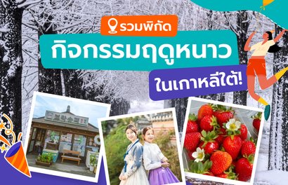 รวมพิกัดกิจกรรมฤดูหนาวในเกาหลีใต้!