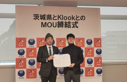 茨城県と海外大手OTAのKlookが茨城への誘客促進に向けた連携に関するMOUを締結しました
