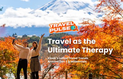 Travel as the Ultimate Therapy? But Klook Finds 9 in 10 Young Travelers Fail to Achieve It