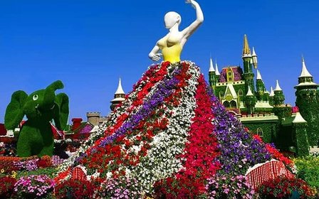 Iconic floral installations
