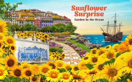 Discover Portuguese-themed blooms at Sunflower Surprise