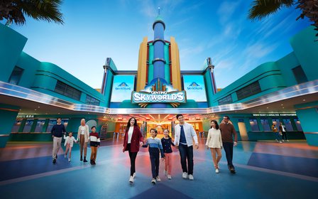Outdoor theme park with over 20 rides