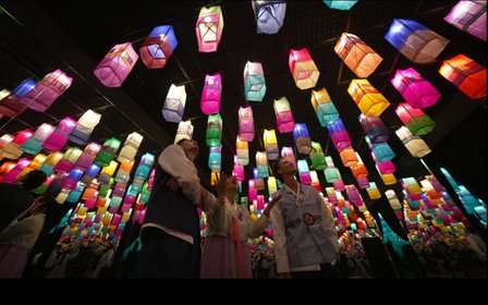 Discover a 100-meter-long tunnel adorned with 3,000 silk lanterns.