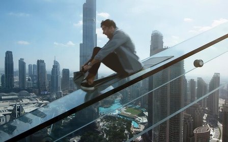 Thrilling Sky Glass Slide