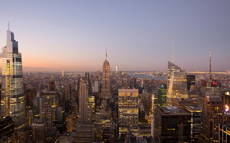 850 feet above Rockefeller
