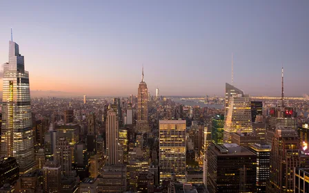 850 feet above Rockefeller
