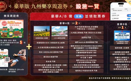豪華版九州樂享周遊券
