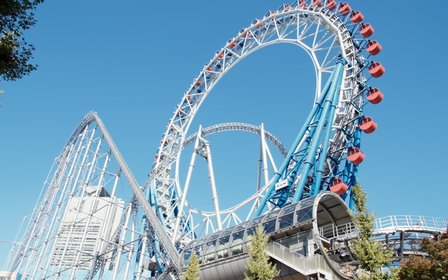 Tokyo DOME CITY Amusement Park Facility 3 Rides Ticket