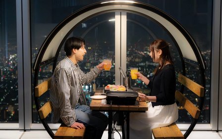 Cenar con vistas en Sky Garden 300