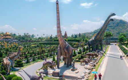 Spot the mini Stonehenge — Snap a photo at this quirky garden landmark tucked among the tropical greenery