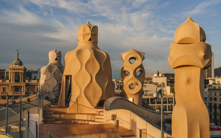 Rooftop views at dawn