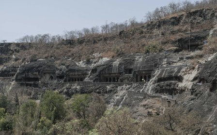 Ancient Buddhist rock-cut caves