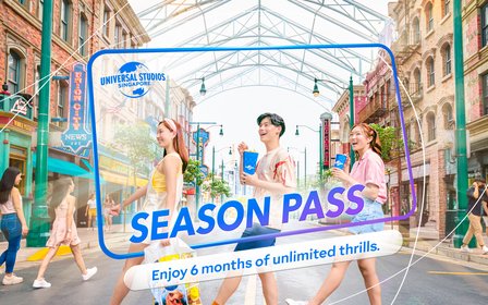 6 tháng vui chơi không giới hạn với Vé Season Pass
