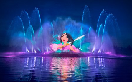 New nighttime show: Disney Cascade of Lights