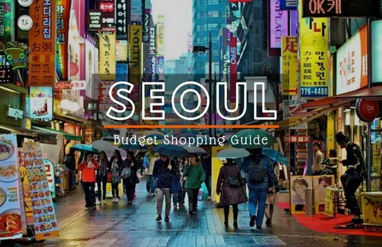 seoul shopping budget cover