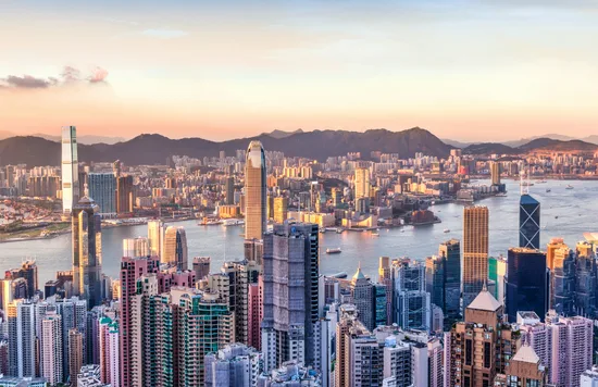 Hong Kong Skyline Sunset