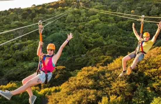 auckland new zealand adventure thrilling adrenaline zip line