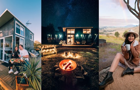Tiny homes across NSW and VIC in secluded locations with gorgeous views