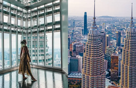 klcc petronas twin towers kl malaysia