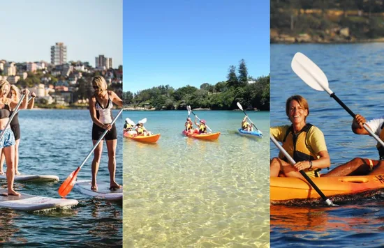 Image credits: @manlykayakcentre on Instagram; Klook