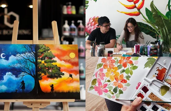 art studios painting class kl pj