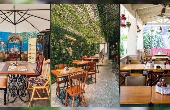 garden outdoor seating at quezon city restaurants