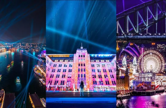 Image credits: @bridgeclimb, @vividsydney, @mca_australia on Instagram