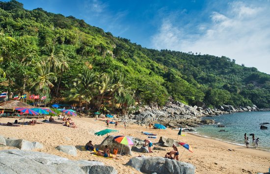 a beach in phuket