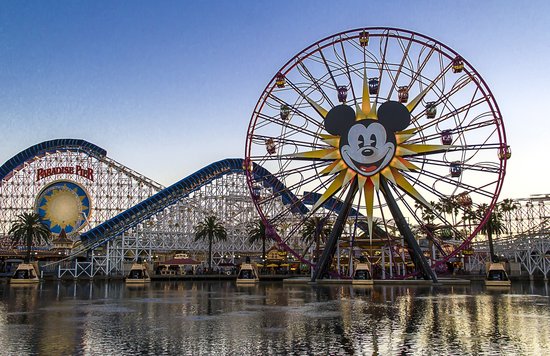 roller coaster at California Adventure 