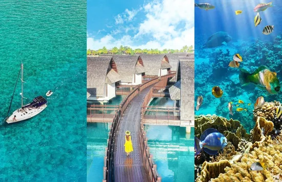 The paradise that is Fiji. Image credits - @tourismfiji, @yaduabay_fiji, @momoyu1125 on Instagram