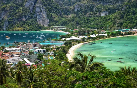 a panoramic view of Krabi