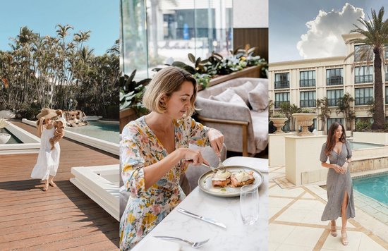 "Image credits to @inoran_htn, @jwmarriottgoldcoastresort, and @svetlanawatson on Instagram."