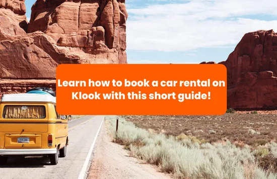 a van driving along arches national park in the united states