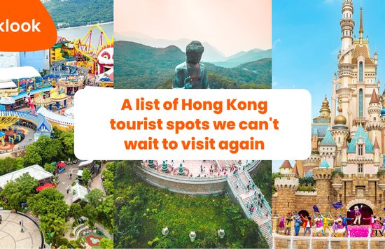 Colorful tourist spots in Hing Kong