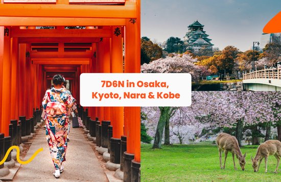 osaka kyoto nara kobe itinerary guide