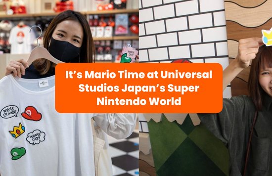 It’s Mario Time at Universal Studios Japan’s Super Nintendo World banner