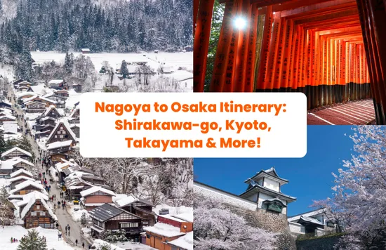 Nagoya to Osaka Itinerary Blog Cover