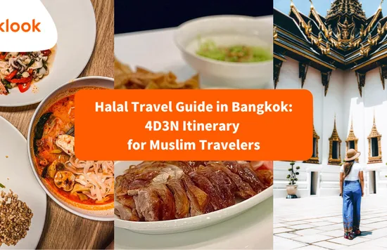three images of dishes you can eat and where to go in Bangkok along with the title of the article