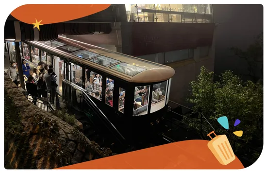香港太平山纜車