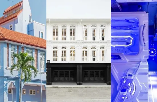 collage of budget hotels singapore