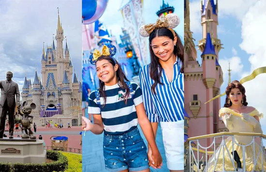 collage of walt disney world florida