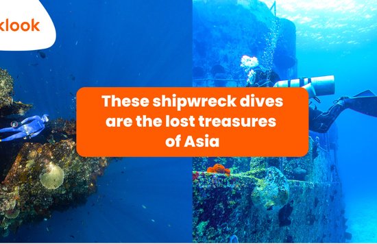 Shipwreck dive spots in Asia
