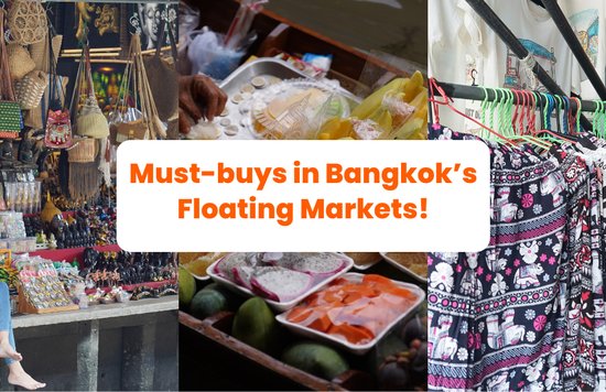 Must-buy items in Bangkok's Floating Markets that you can't miss! banner